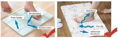 NEUE Kieselgur-Badezimmerwaage